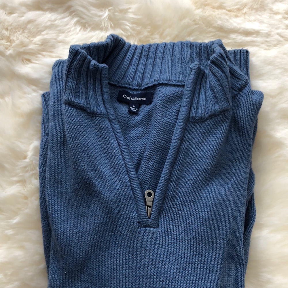 Croft and Barrow Mens Quarter zip